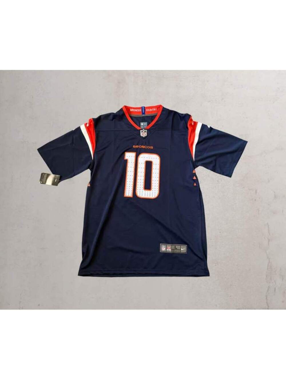 Nike Denver Broncos Bo Nix #10 NFL Jersey size large